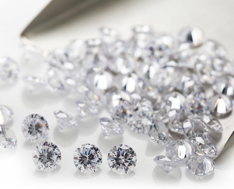 gepas WUZHOUGEMS 0.8-10mm White AAAAA Round Machine Cut Loose Cubic Zirconia Stone Clear CZ Synthetic Gemstone For Jewelry Making - Image 4